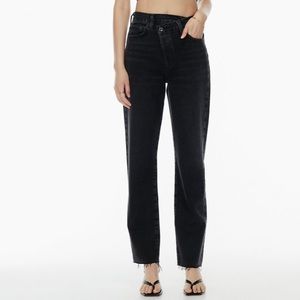 Agolde Criss Cross Straight Jeans